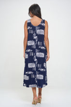 Load image into Gallery viewer, Print Long Tank Dress-7000BN-TRP1-W425