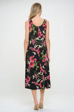 Load image into Gallery viewer, Print Long Tank Dress Print -7000BN-TRP1-W431