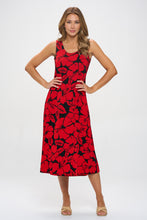 Load image into Gallery viewer, Print Long Tank Dress Print -7000BN-TRP1-W432
