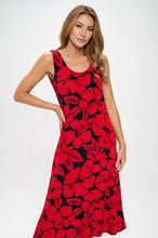 Load image into Gallery viewer, Print Long Tank Dress Print -7000BN-TRP1-W432