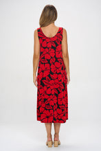 Load image into Gallery viewer, Print Long Tank Dress Print -7000BN-TRP1-W432