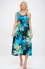 Load image into Gallery viewer, Print Long Tank Dress Print -7000BN-TRP1-W440