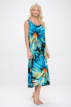 Load image into Gallery viewer, Print Long Tank Dress Print -7000BN-TRP1-W440