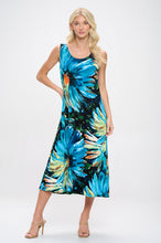 Load image into Gallery viewer, Print Long Tank Dress Print -7000BN-TRP1-W440