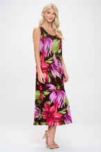 Load image into Gallery viewer, Print Long Tank Dress Print -7000BN-TRP1-W442