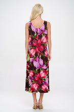 Load image into Gallery viewer, Print Long Tank Dress Print -7000BN-TRP1-W442