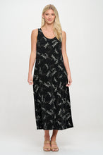 Load image into Gallery viewer, Print Long Tank Dress Print -7000BN-TRP1-W457
