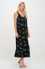 Load image into Gallery viewer, Print Long Tank Dress Print -7000BN-TRP1-W457