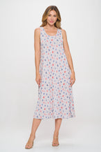 Load image into Gallery viewer, Print Long Tank Dress Print -7000BN-TRP1-W463