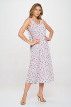 Load image into Gallery viewer, Print Long Tank Dress Print -7000BN-TRP1-W463