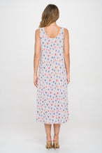 Load image into Gallery viewer, Print Long Tank Dress Print -7000BN-TRP1-W463