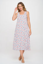 Load image into Gallery viewer, Print Long Tank Dress Print -7000BN-TRP1-W463