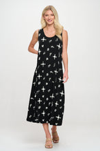 Load image into Gallery viewer, Print Long Tank Dress Print -7000BN-TRP1-W466