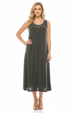 Load image into Gallery viewer, Classic Stretch Tank Maxi Dress-7000BN-TRS1 - Jostar Online