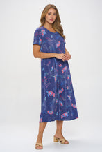 Load image into Gallery viewer, Oceanic Encounter Long Dress Short Sleeve -7002BN-SRD1-D007