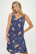 Load image into Gallery viewer, Plus Size Stretchy Missy Tank Dress Print Plus - 7003BN-TXD1-D007