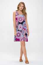 Load image into Gallery viewer, Print Missy Tank Dress-7003BN-TRP1-W439