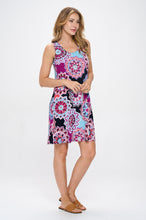 Load image into Gallery viewer, Print Missy Tank Dress-7003BN-TRP1-W439