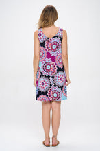 Load image into Gallery viewer, Print Missy Tank Dress-7003BN-TRP1-W439