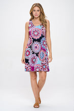 Load image into Gallery viewer, Print Missy Tank Dress-7003BN-TRP1-W439