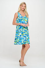 Load image into Gallery viewer, Print Missy Tank Dress Sleeveless Prints - 7003HT-TRD1-D010