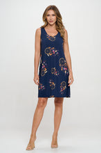 Load image into Gallery viewer, Print Missy Tank Dress Sleeveless Prints - 7003HT-TRD1-D012