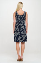 Load image into Gallery viewer, Printed Sleeveless Dress- 7003HT-TRP1-W446