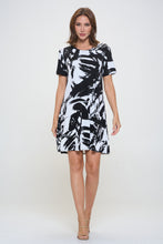 Load image into Gallery viewer, Print Missy Dress Short Sleeve-7004BN-SRP1-W403