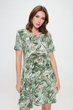 Load image into Gallery viewer, Print Missy Dress Short Sleeve-7004BN-SRP1-W404