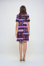 Load image into Gallery viewer, Print Missy Dress Short Sleeve-7004BN-SRP1-W407