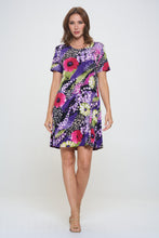 Load image into Gallery viewer, Print Missy Dress Short Sleeve-7004BN-SRP1-W408