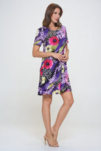 Load image into Gallery viewer, Print Missy Dress Short Sleeve-7004BN-SRP1-W408