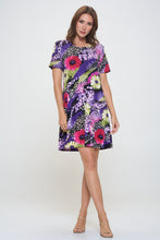 Load image into Gallery viewer, Print Missy Dress Short Sleeve-7004BN-SRP1-W408