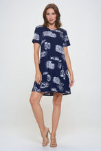 Load image into Gallery viewer, Print Missy Dress Short Sleeve-7004BN-SRP1-W425
