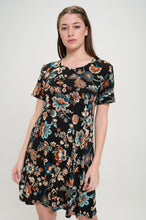 Load image into Gallery viewer, Print Missy Dress Short Sleevet-7004BN-SRP1-W434