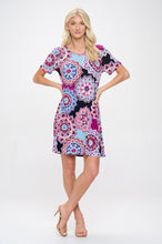 Load image into Gallery viewer, Print Missy Dress Short Sleeve-7004BN-SRP1-W439