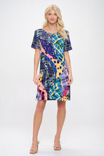 Load image into Gallery viewer, Print Missy Dress Short Sleeve-7004BN-SRP1-W441