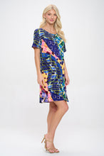 Load image into Gallery viewer, Print Missy Dress Short Sleeve-7004BN-SRP1-W441