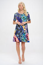 Load image into Gallery viewer, Print Missy Dress Short Sleeve-7004BN-SRP1-W441