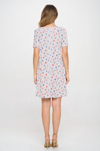 Load image into Gallery viewer, Print Missy Dress Short Sleeve - 7004BN-SRP1-W463 - Jostar Online