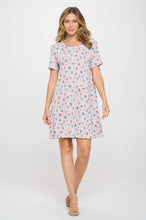 Load image into Gallery viewer, Print Missy Dress Short Sleeve - 7004BN-SRP1-W463 - Jostar Online