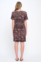 Load image into Gallery viewer, Print Missy Dress Short Sleeve - 7004BN-SRP1-W468