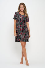 Load image into Gallery viewer, Print Missy Dress Short Sleeve - 7004BN-SRP1-W469