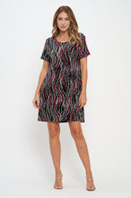 Load image into Gallery viewer, Print Missy Dress Short Sleeve - 7004BN-SRP1-W469