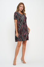 Load image into Gallery viewer, Print Missy Dress Short Sleeve - 7004BN-SRP1-W469