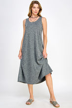 Load image into Gallery viewer, Plus Size Stretchy Tank Long Dress Sleeveless -7000BN-TXS1 - Jostar Online