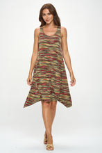 Load image into Gallery viewer, HIT Diamond Side Tank Dress-7042HT-TRP1-W426