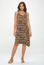 Load image into Gallery viewer, HIT Diamond Side Tank Dress-7042HT-TRP1-W426