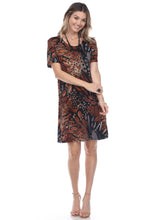 Load image into Gallery viewer, Print Missy Dress Short Sleeve-7004BN-SRP1-W207 - Jostar Online