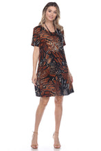 Load image into Gallery viewer, Print Missy Dress Short Sleeve-7004BN-SRP1-W207 - Jostar Online
